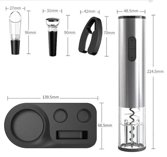 Winista™ – Elektrische Wijnopener (Batterij & Oplaadbaar) | Pop, Pour, Own It