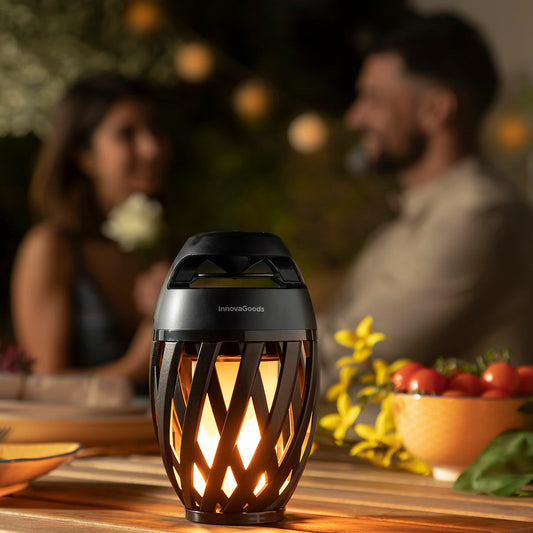 Wireless Speaker with Flame Effect LED Spekkle InnovaGoods-13