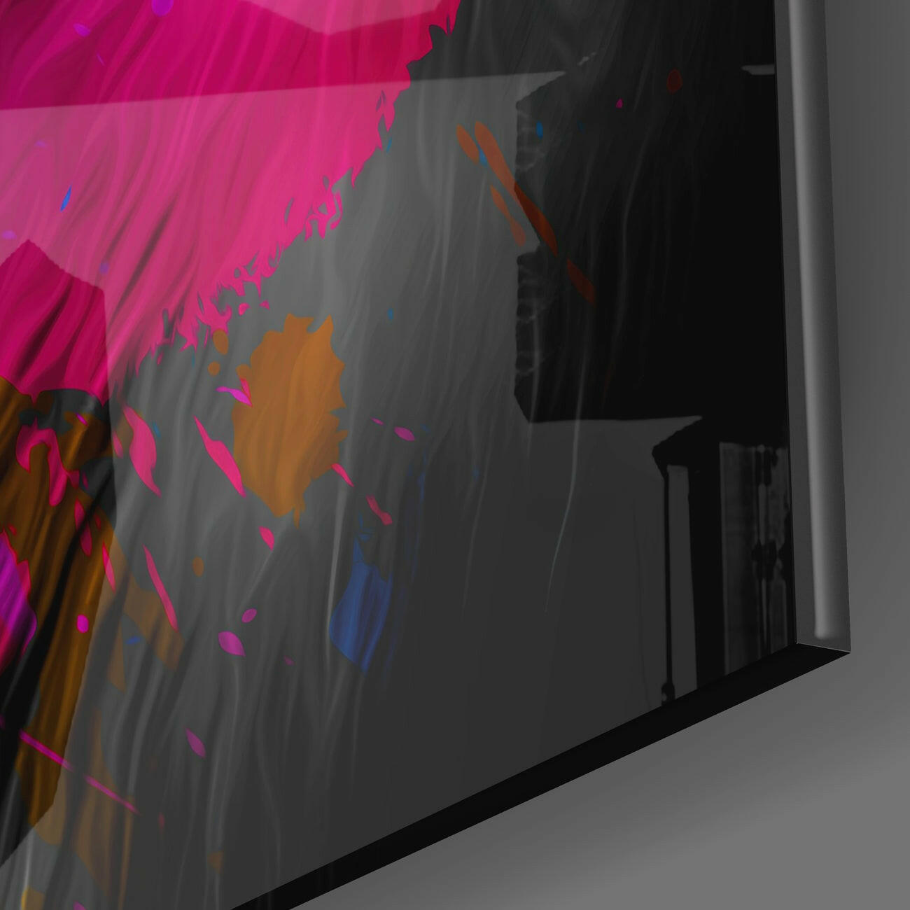 Intellectual Monkey Glass Wall Art-2