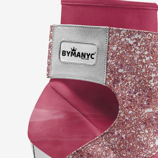 Limited Edition Vegan Stiletto Boots BYMANYC ® New York Futurista Black-1