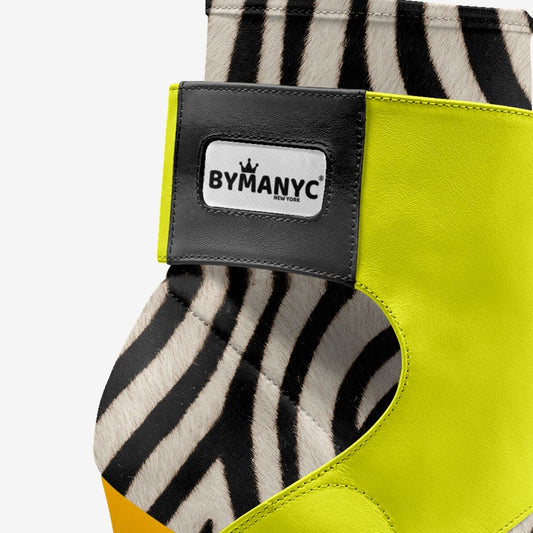 Limited Edition Vegan Stiletto Boots BYMANYC ® New York Futurista Noir-3