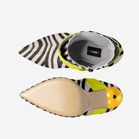 Limited Edition Vegan Stiletto Boots BYMANYC ® New York Futurista Noir-4