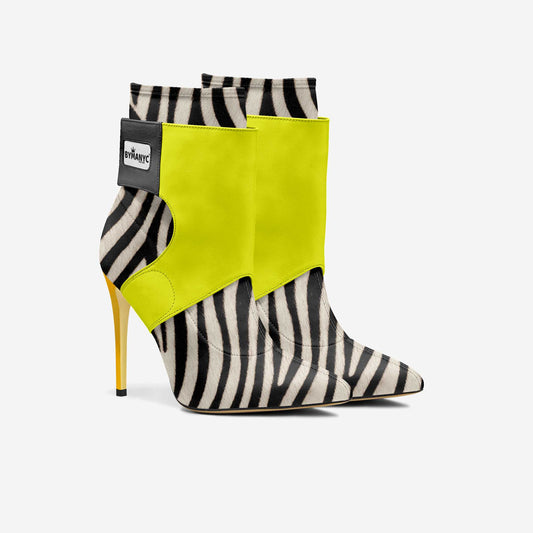 Limited Edition Vegan Stiletto Boots BYMANYC ® New York Futurista Noir-0