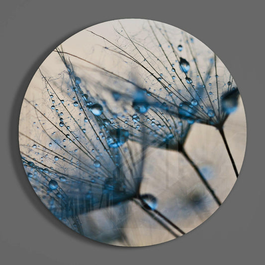 Dandelion Glass Wall Art-2