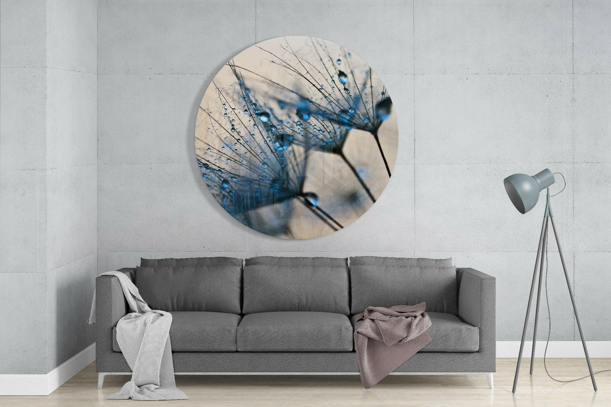 Dandelion Glass Wall Art-1