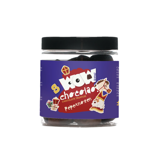 Pepernoten Chocolate Truffles - Sinterklaas edition - Gifting jar 130g-0